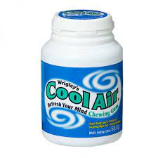 Wrigley's Cool Ari chewing gum Menthol & Eucalyplus 58.4g - (40pcs/jar)