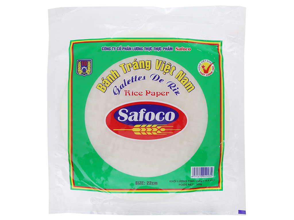 Safoco Rice Paper 500g - size 22cm