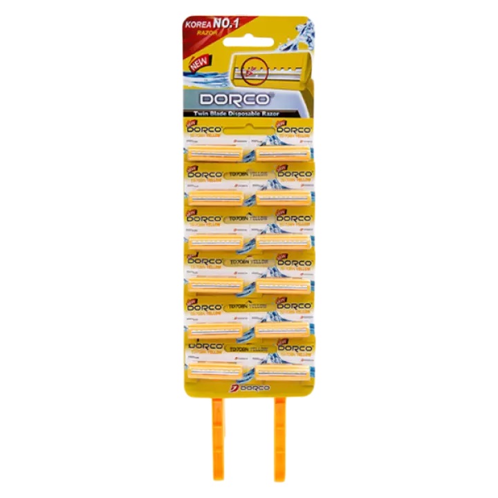 Dorco Twin Blade Disposable Razor - 12 Pcs/Pack, 20 Pack/Inner, 2 Inner ...