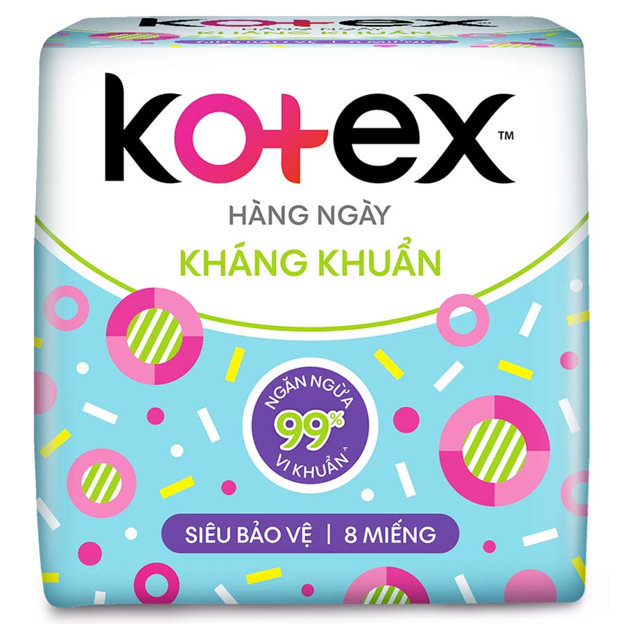Kotex every day Super Protection 8pcs/bag, 48bags/case