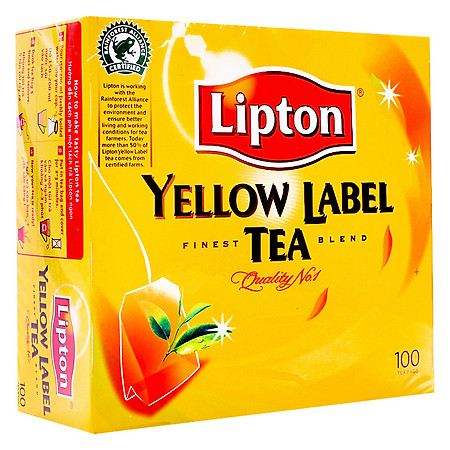 Lipton Yellow 2g x 100 bags x 36 boxes