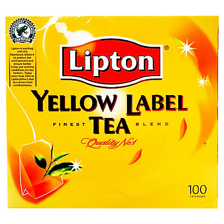 Lipton Yellow 2g x 100 bags x 36 boxes